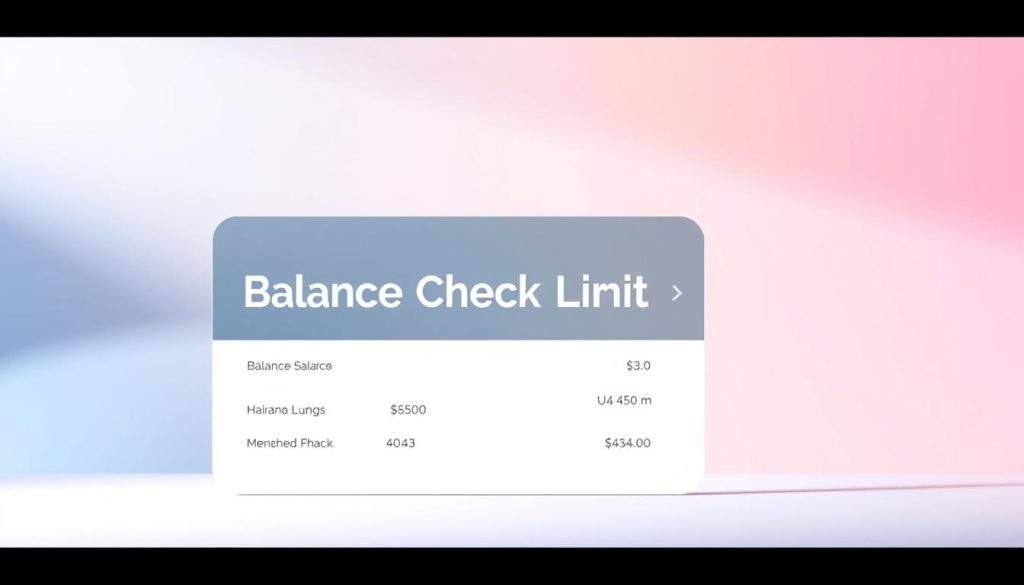 बैलेंस चेक सीमा